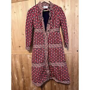 Vintage 1960s Lord And Taylor Mod Long Jacket ILGWU Union Made